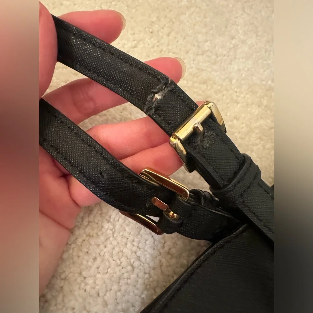 Black MICHAEL KORS , MK saffiano leather bag - Picture 7 of 12